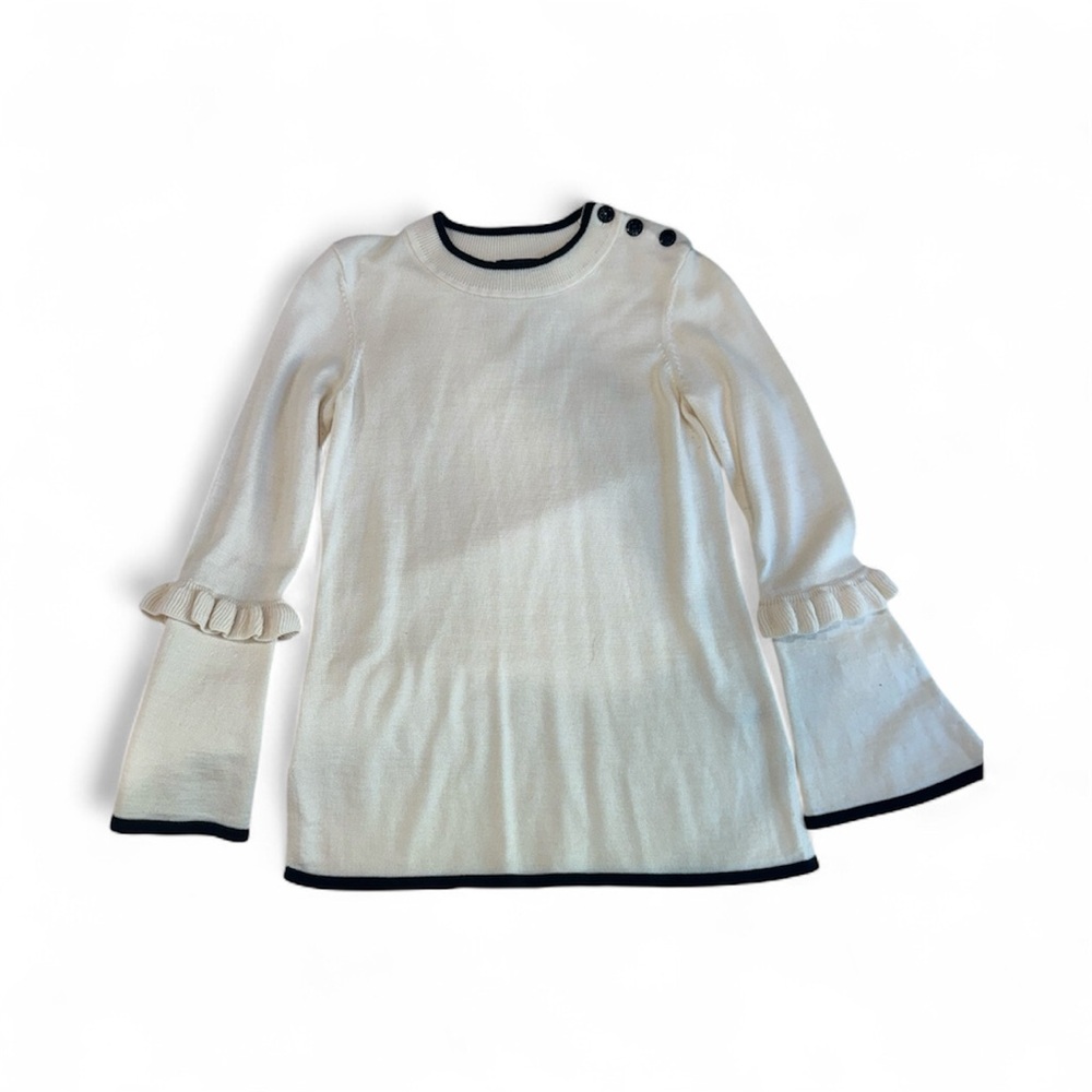 Karl Lagerfeld Cream Tunic with Black Trim